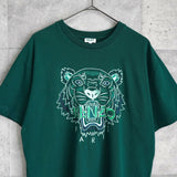 ケンゾー タイガー Tシャツ グリーン