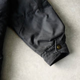 イヴサンローラン ヴィンテージ ボア襟 ダウンジャケット ネイビー