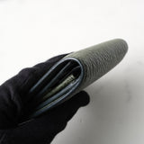 メゾン マルジェラ 四つタグ レザー 二つ折り財布 コンパクトウォレット カーキ 箱付き