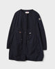 ANTHEMIS GIUBBOTTO ANTHEMIS JACKET モンクレール ナイロン ミドルコート ネイビー M レディース