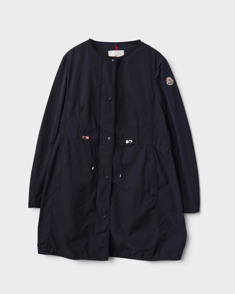 ANTHEMIS GIUBBOTTO ANTHEMIS JACKET モンクレール ナイロン ミドルコート ネイビー M レディース