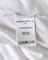 メゾン キツネ Tシャツ チラックスフォックス ホワイト M メンズ レディース