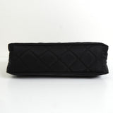 プラダ キルティング トライアングルロゴ テスート ナイロン 2way ショルダーバッグ チェーン ハンドバッグ ブラック