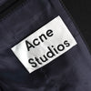 アクネ ストゥディオズ メルトンウール チェスターコート ブラック