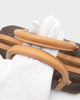セリーヌ マカダム PVC レザー ミニボストンバッグ ブラウン レディース