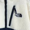 ザ ノースフェイス RIMO Fleece Anorak Hood Jacket ロゴ ハーフジップ ボア フリースジャケット ホワイト