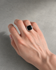 Cushion Black Onyx トムウッド クッション ブラック オニキス リング シグネットリング シルバー925 サイズ56 / 16号 メンズ