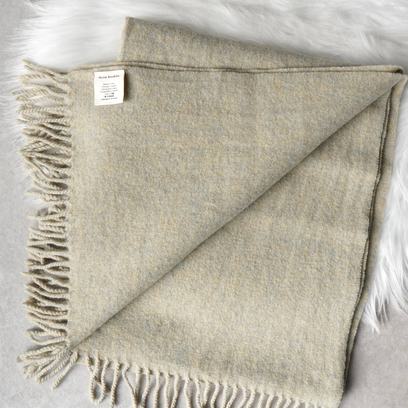 アクネ ストゥディオズ ウール ストール マフラー ライトグリーン