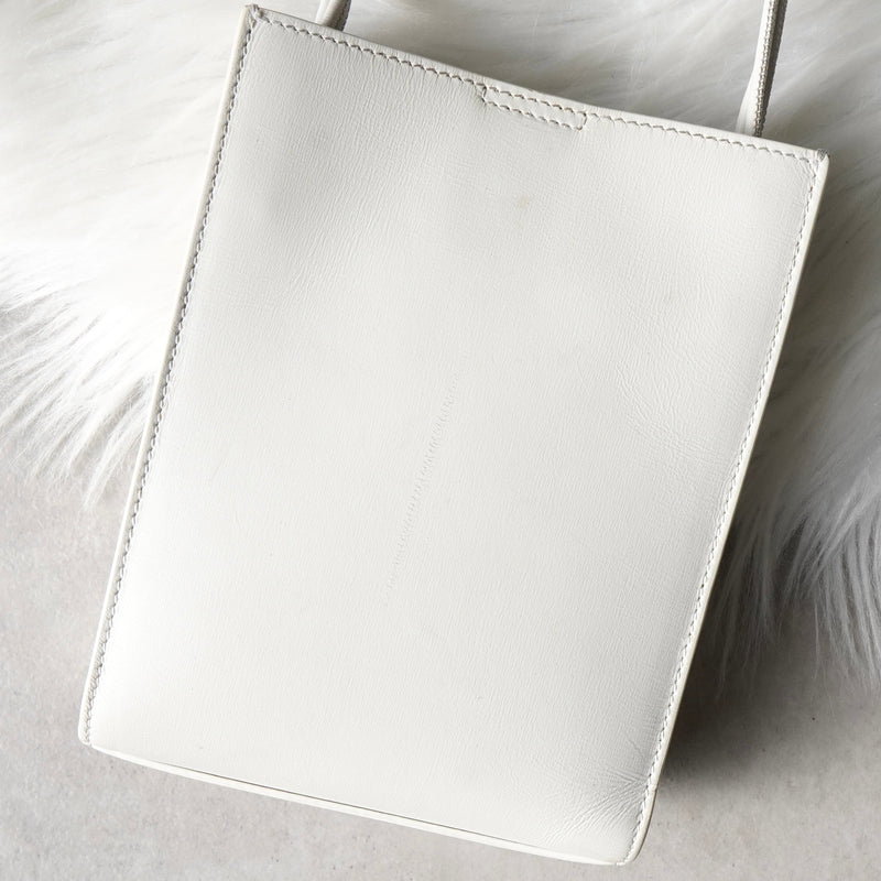 ジルサンダー タングル スモール レザー ショルダーバッグ ホワイト