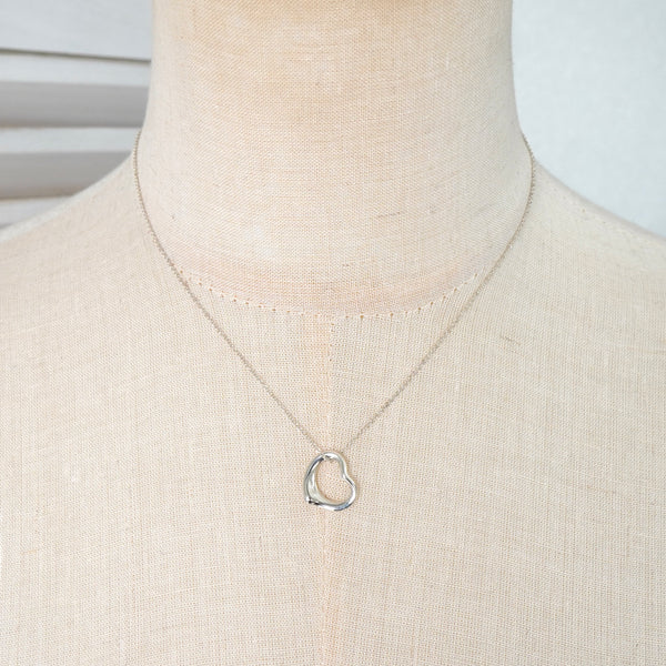 ティファニー オープンハート ネックレス シルバー925