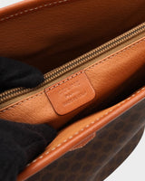 セリーヌ マカダム PVC / レザー トートバッグ ブラウン