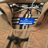 バーバリー ノバチェック裏地 ダッフルコート ベージュ レディース