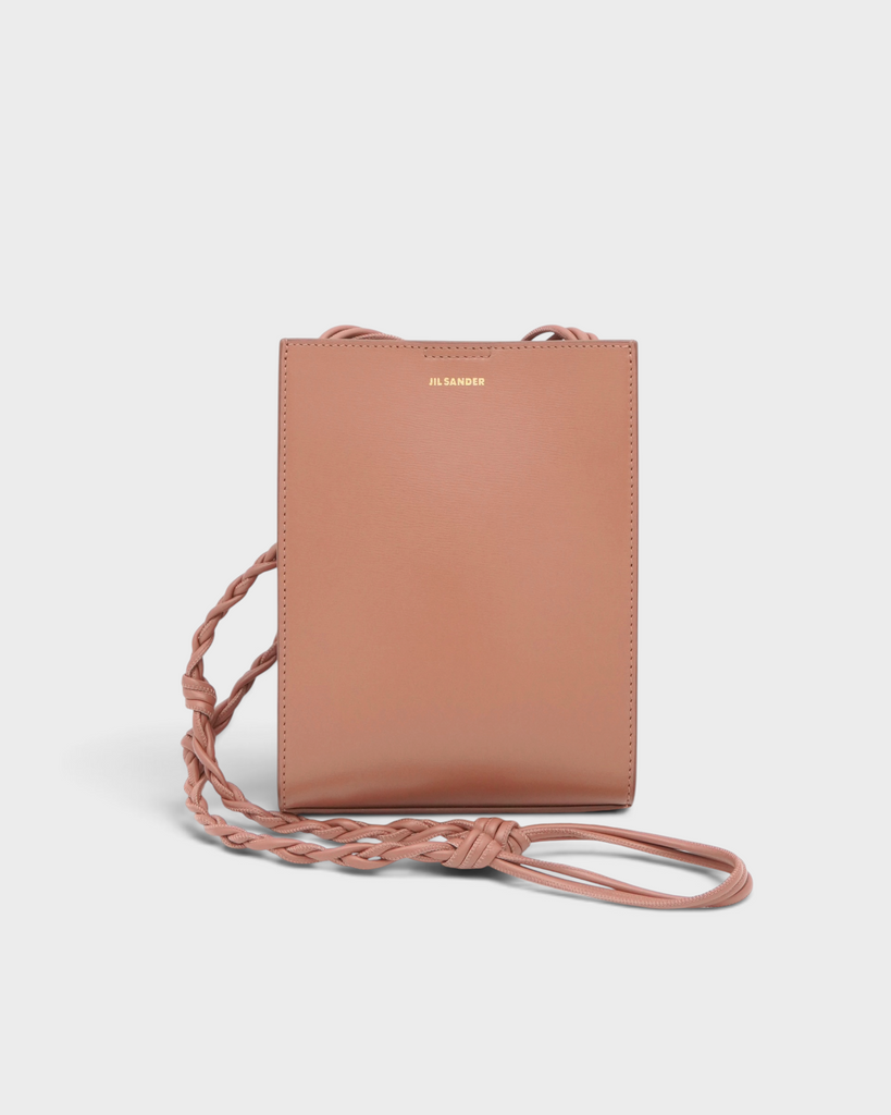 ジルサンダー TANGLE SMALL タングル スモール レザー ショルダーバッグ ブラウン メンズ レディース