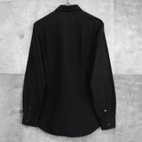 フレッドペリー ロゴ 長袖シャツ ブラック