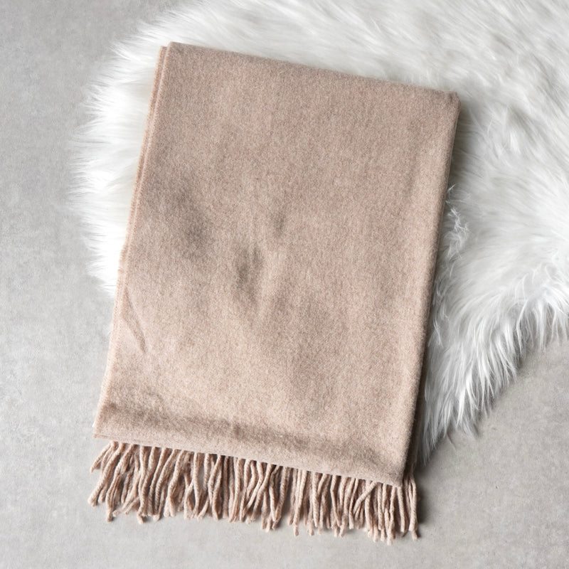 アクネ ストゥディオズ ウール ストール マフラー ピンクベージュ