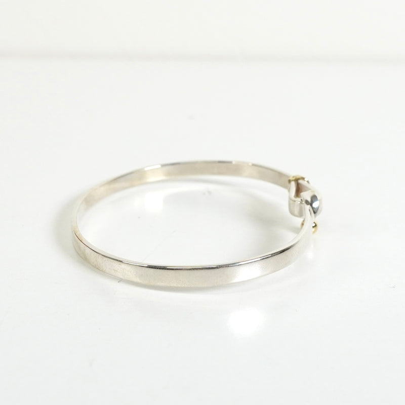 ティファニー フックアンドアイ バングル 925/750 新品磨き済