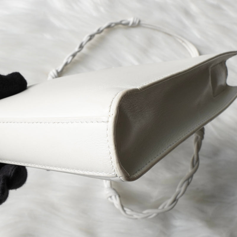 ジルサンダー タングル スモール レザー ショルダーバッグ ホワイト