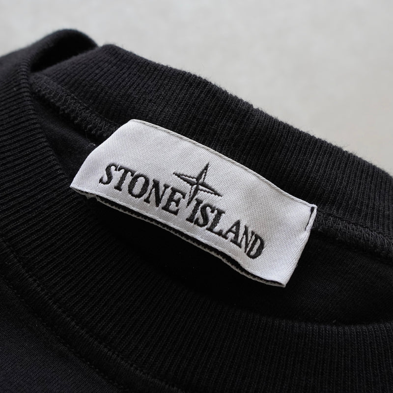 ストーンアイランド コンパスロゴパッチ Tシャツ ブラック