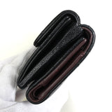 シャネル ココマーク マトラッセ キャビアスキン 三つ折り財布 ブラック A番台8桁