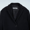 ジルサンダー チェスターコート ウールコート ブラック レディース