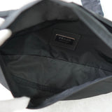 Prada Pocono Tessuto Nylon Body Bag Waist Pouch Triangle Logo Black