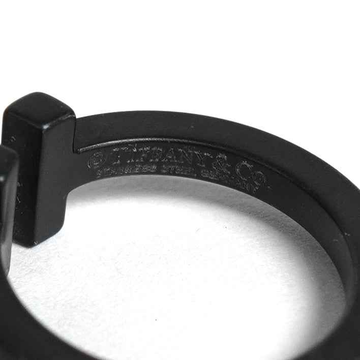 ティファニー Tスクエア リング 指輪 ステンレススチール 10号