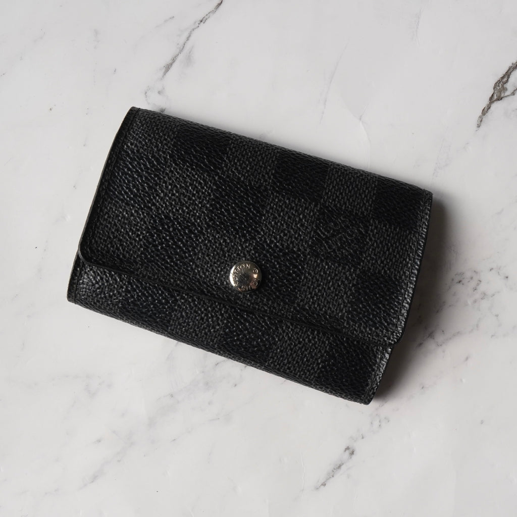 ルイ ヴィトン ミュルティクレ6 ダミエ・グラフィット 6連 キーケース M62662 ブラック