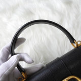 グッチ レザー ベルトデザイン 2way ハンドバッグ ショルダーバッグ ブラック 000･26･0257 - NEWSED