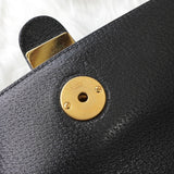 グッチ レザー ベルトデザイン 2way ハンドバッグ ショルダーバッグ ブラック 000･26･0257 - NEWSED