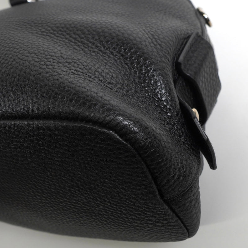 プラダ サフィアーノ レザー 2way トートバッグ ショルダーバッグ ブラック - NEWSED