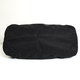 プラダ テスート ポコノ ナイロン トライアングルロゴ ギャザー 2way ハンドバッグ ショルダーバッグ ブラック - NEWSED