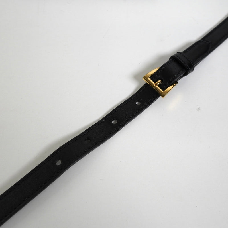 プラダ サフィアーノ レザー 2way ハンドバッグ ショルダーバッグ ブラック - NEWSED