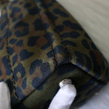 プラダ カナパ キャンバス ミリタリー柄 レオパード 2way ハンドバッグ / ショルダーバッグ カーキ - NEWSED