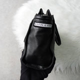 ディーゼル アイコン レザー 2way ハンドバッグ ショルダーバッグ ブラック - NEWSED