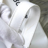 エムエムシックス メゾンマルジェラ ロゴ キャンバス 2way トートバッグ ハンドバッグ ホワイト タグ付き未使用品 - NEWSED