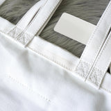 エムエムシックス メゾンマルジェラ ロゴ キャンバス 2way トートバッグ ハンドバッグ ホワイト タグ付き未使用品 - NEWSED