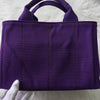 プラダ カナパ キャンバス 2way ハンドバッグ ショルダーバッグ パープル