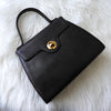 ジバンシィ サークル金具 レザー 2way ハンドバッグ ショルダーバッグ 自立型 ブラック