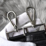 プラダ テスートナイロン / サフィアーノレザー 三角プレート 2way ハンドバッグ ショルダーバッグ ブラック - NEWSED