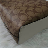 コーチ スモール タウン バケット バッグ シグネチャー 2way ショルダーバッグ ハンドバッグ ブラウン 2312 - NEWSED