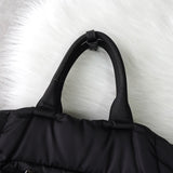 プラダ ナイロン キルティング 2way ハンドバッグ ショルダーバッグ トライアングルロゴ ブラック - NEWSED