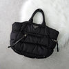 プラダ ナイロン キルティング 2way ハンドバッグ ショルダーバッグ トライアングルロゴ ブラック
