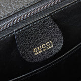 グッチ バンブー レザー 2way ハンドバッグ ショルダーバッグ ブラック - NEWSED