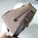 セリーヌ マカダム キャンバス / レザー 2way ボストンバッグ ベージュ / ブラウン - NEWSED