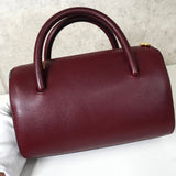 カルティエ マスト レザー 2way ミニボストンバッグ ショルダーバッグ ボルドー - NEWSED