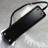 カルティエ パンテール レザー 2way ハンドバッグ ショルダーバッグ ブラック - NEWSED