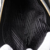 プラダ サフィアーノ レザー 三角プレート 2WAY ハンドバッグ ショルダーバッグ ブラック - NEWSED