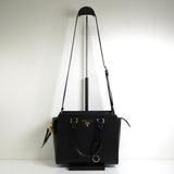 プラダ サフィアーノ レザー 2way ハンドバッグ ショルダーバッグ ブラック - NEWSED