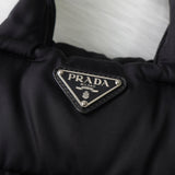 プラダ ナイロン キルティング 2way ハンドバッグ ショルダーバッグ トライアングルロゴ ブラック - NEWSED
