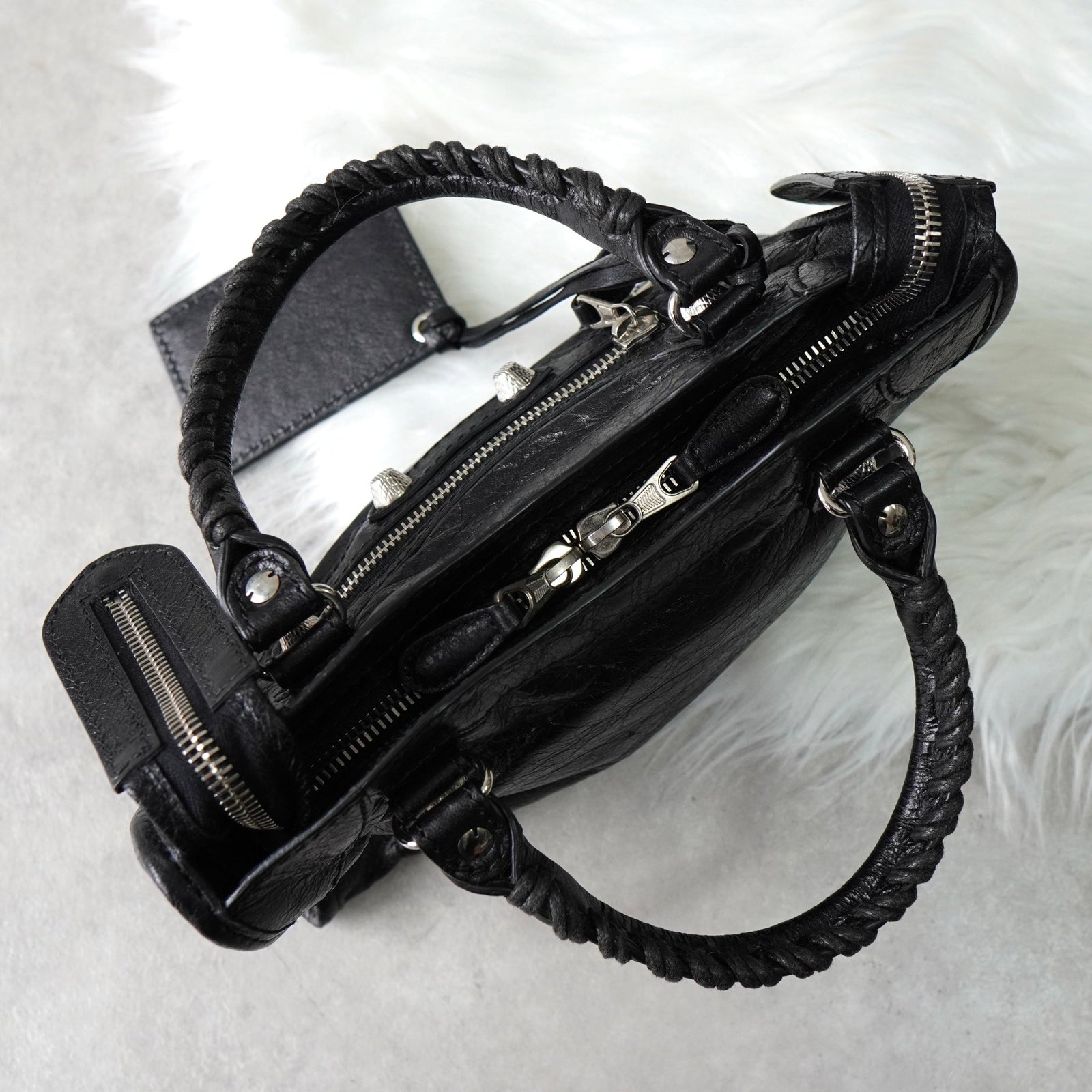 バレンシアガ ジャイアント ミニシティ レザー 2way ハンドバッグ